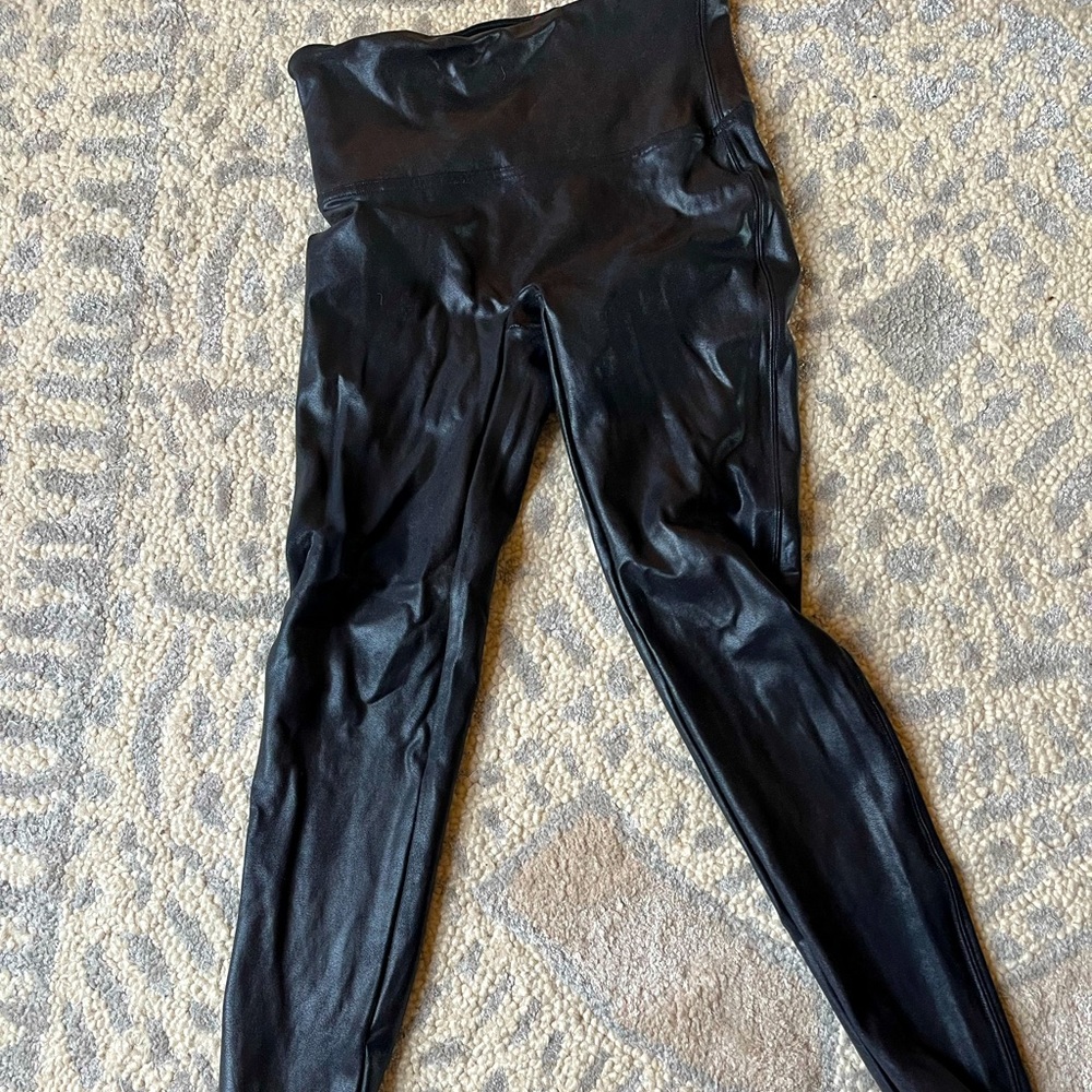 Spanx Leather Leggings